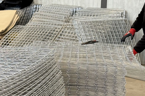 Welded Gabion Mesh Manual Quality Inspection Station