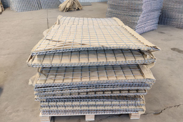 Collapsible HESCO Barrier Semi-Finished Stack